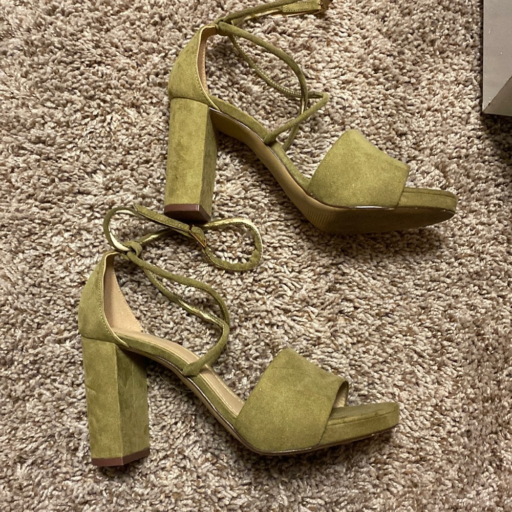 Thick heel sandals